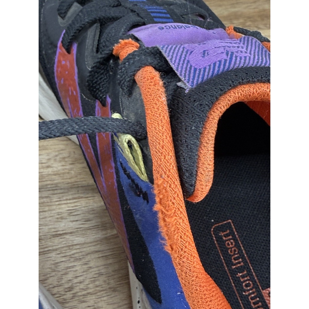 New Balance DynaSoft Nitrel‎ V4 Trail Running Shoe Black/Orange Women's Size 9.5 - Picture 14 of 15